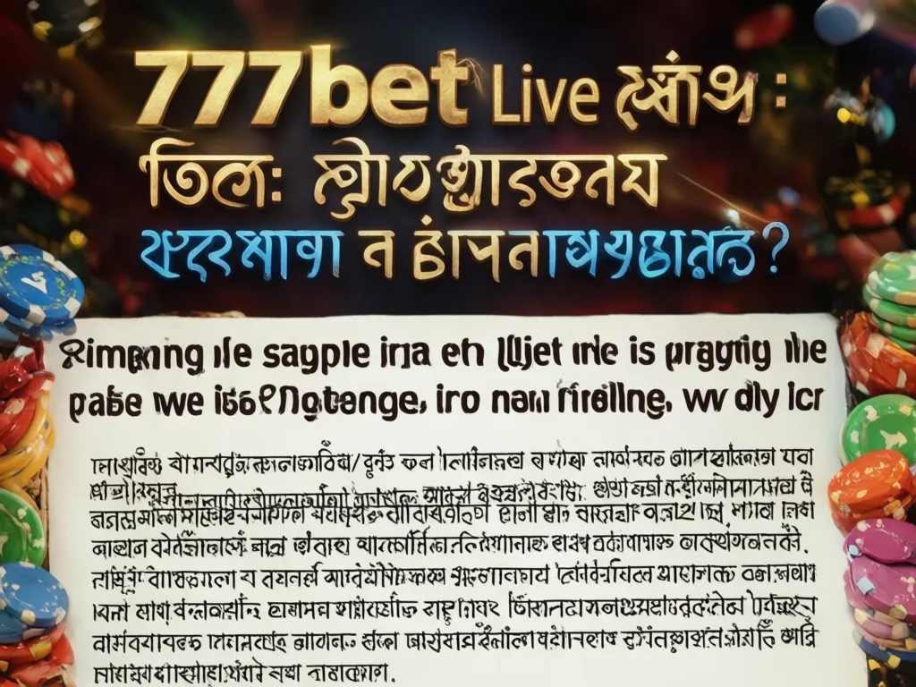 777bet Live Review Bangladesh